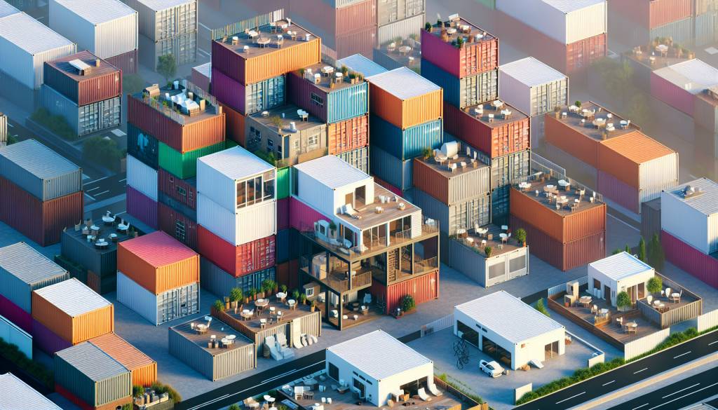 les constructions en container à travers le monde : un voyage architectural global