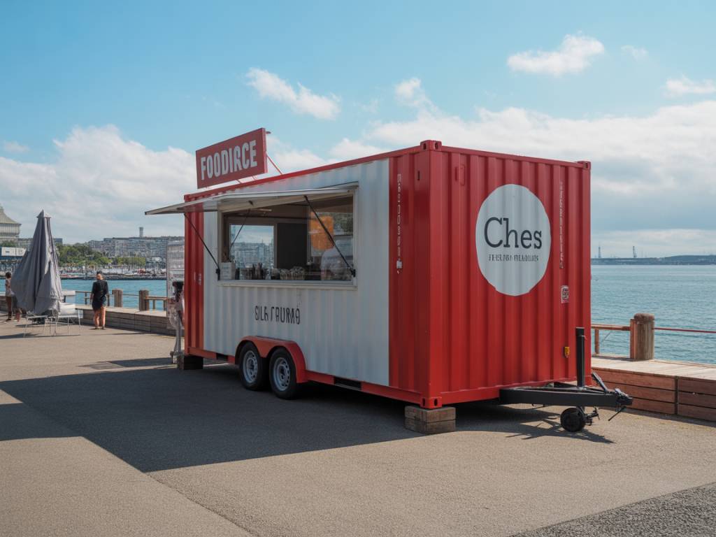 Les containers maritimes au service de la restauration : food trucks, cafés et cuisines modulaires