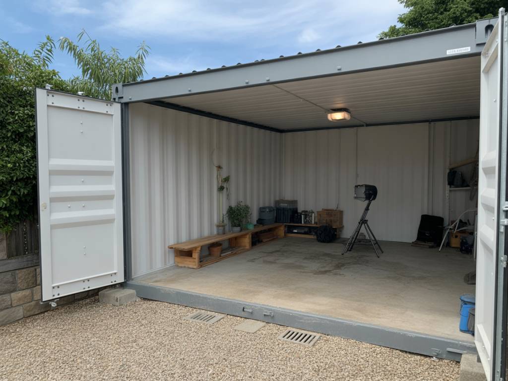 Revetement de sol pour garage : solutions durables et économiques adaptées aux structures en container