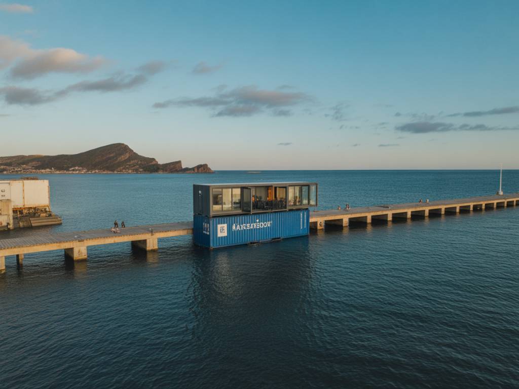 Maison container bioclimatique : concevoir une habitation en conteneurs maritimes économe en énergie et adaptée au climat